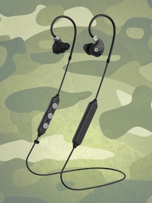 Беспроводные противошумные наушники CleverTech M200T Bluetooth, с защитой от потери
