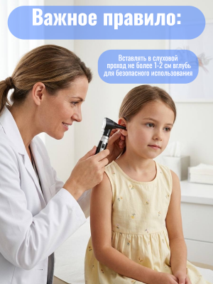 Микроскоп диагностический CleverTech, оптический микроскоп для ушей