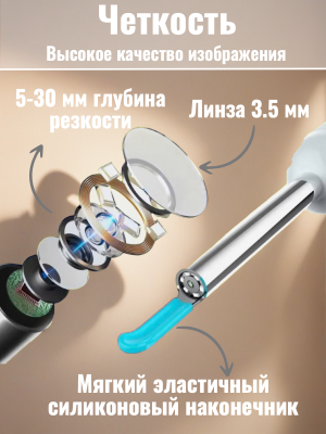 Портативный цифровой микроскоп CleverTech, 4,3 дюйма с ЖК-экраном 1080р