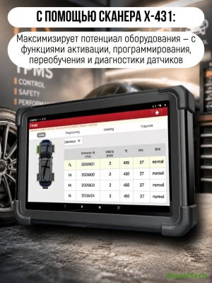 Программатор i-TPMS сканер, диагностика датчиков давления шин CleverTech 229282