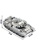 Металлический 3D пазл танк "Centurion AFV" CleverTech, 172 элемента