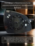 Зеркальный элемент правый с обогревом и слепыми зонами BMW Х7 Х6 Х5 Х3 серии G
